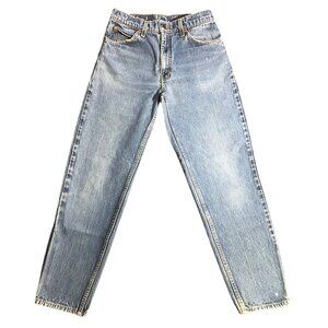 Levis Mens 550 Jeans 31x30 Blue Denim Relaxed Tapered Leg Classic Casual Pockets